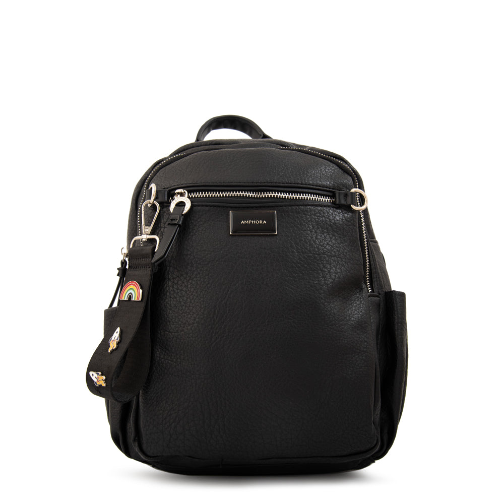 Mochila charlene mediana negro