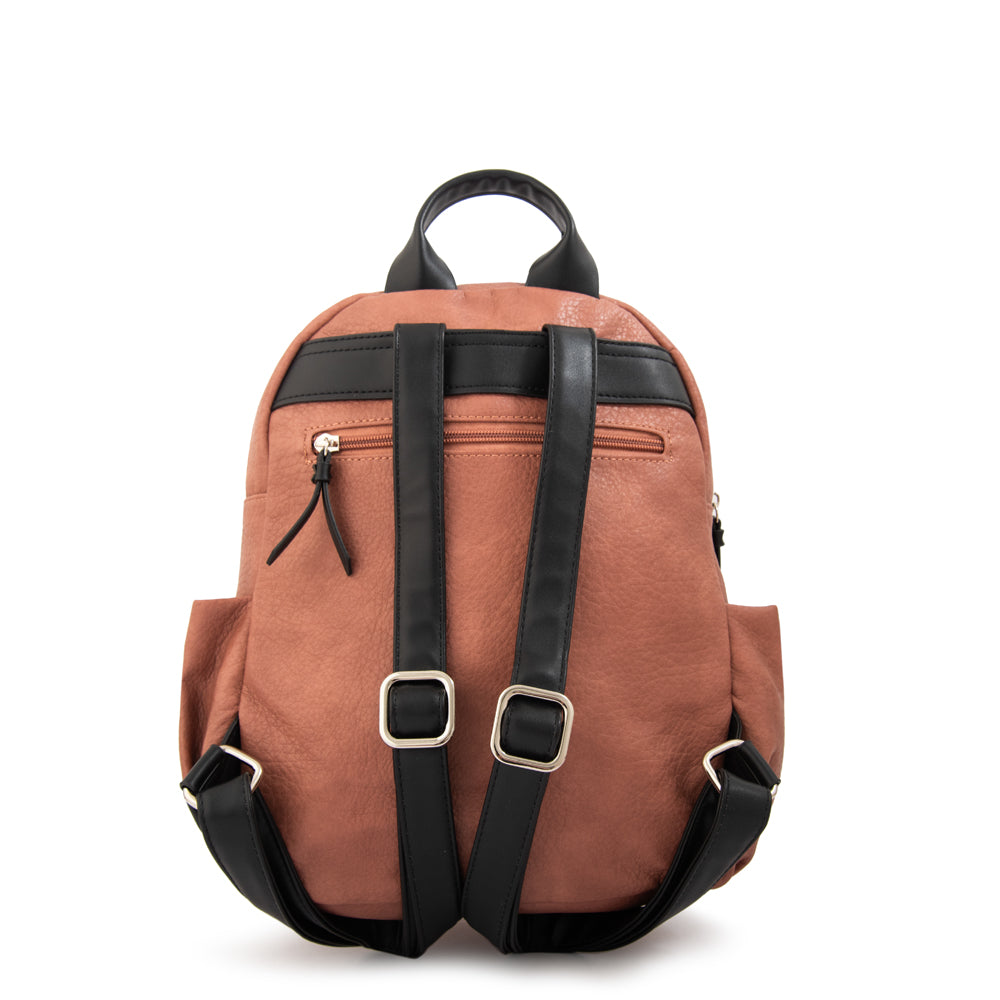 Mochila charlene mediana rosa viejo