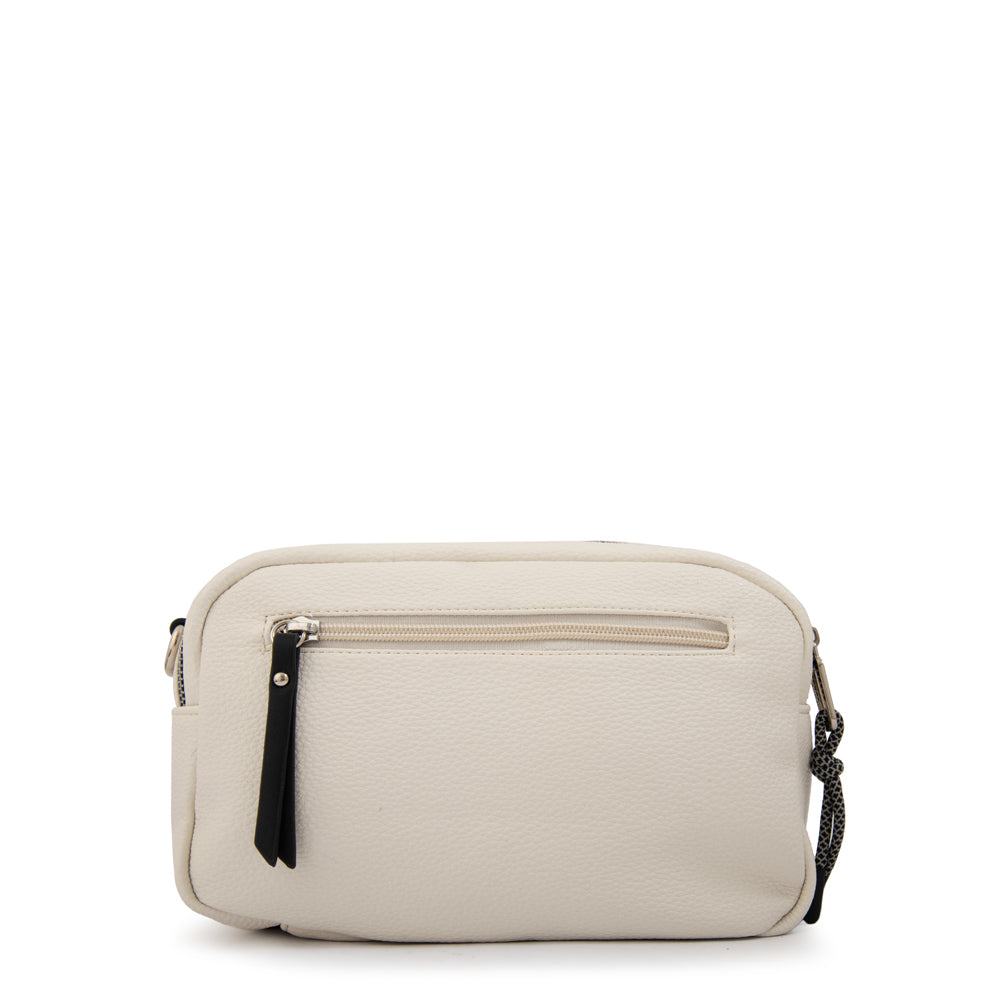 Cartera bandolera exotic mediana blanco