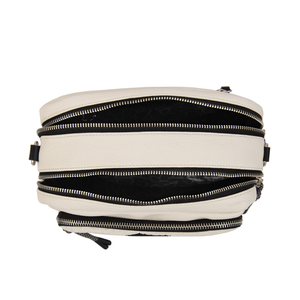 Cartera bandolera exotic mediana blanco