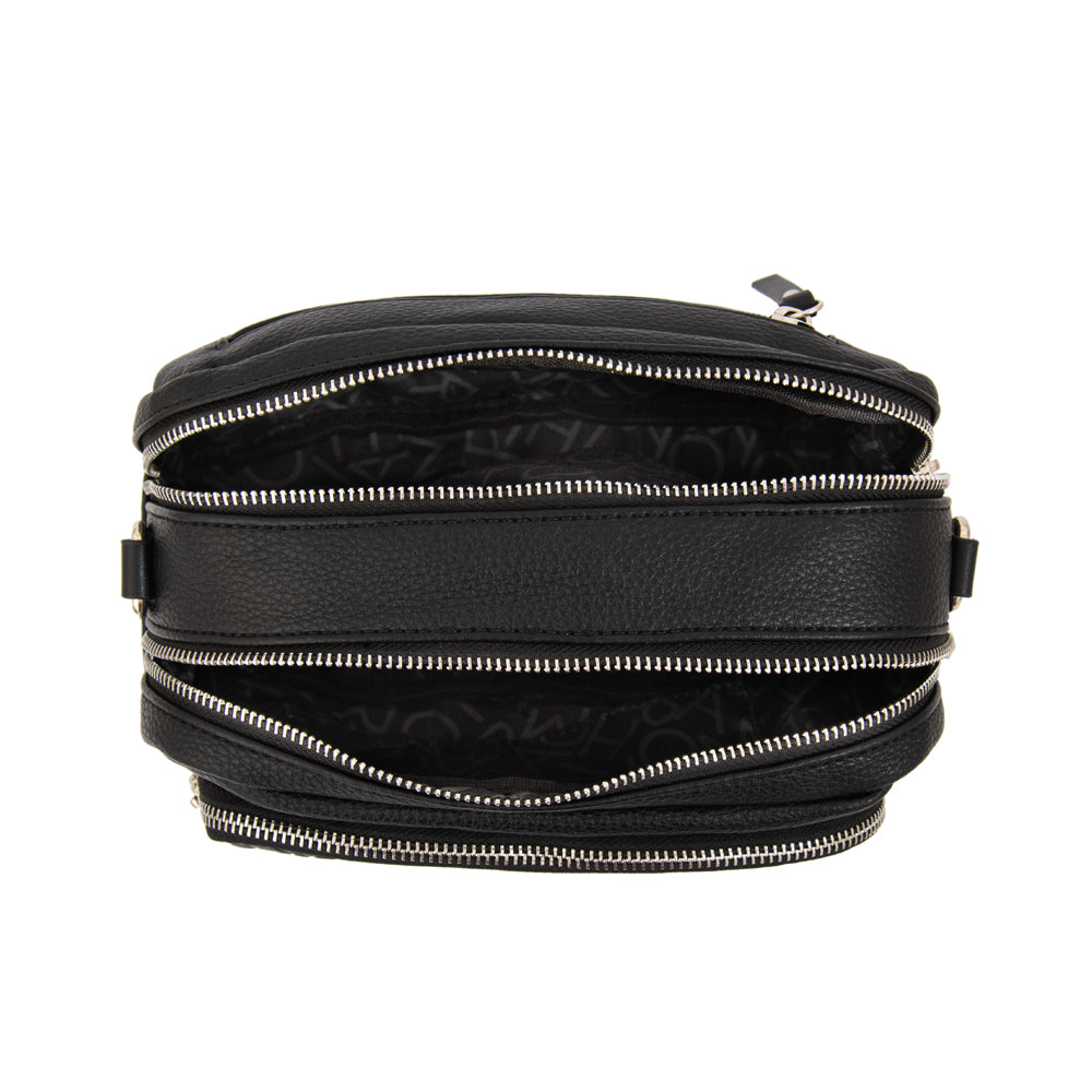 Cartera bandolera exotic mediana negro especial
