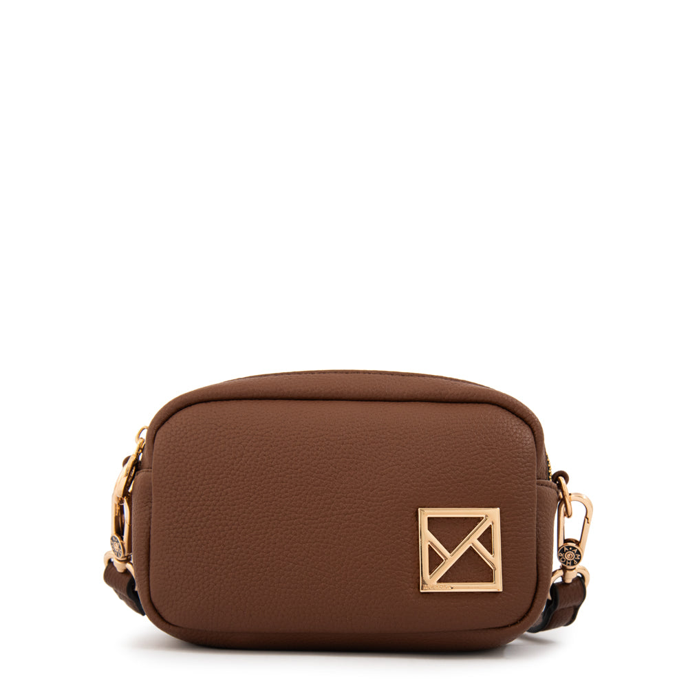 Cartera bandolera delia café