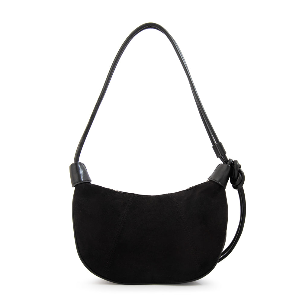 Cartera corte oval cintia mediana negro