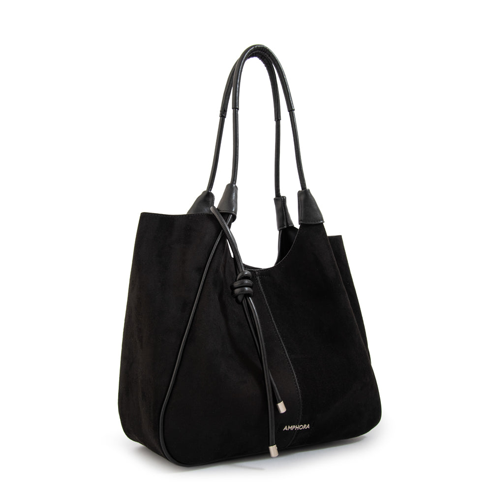 Cartera tote cintia mediana negro