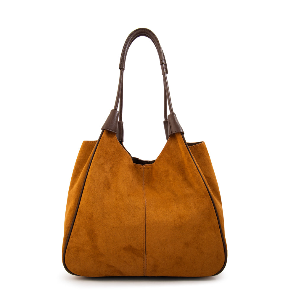 Cartera tote cintia mediana camel