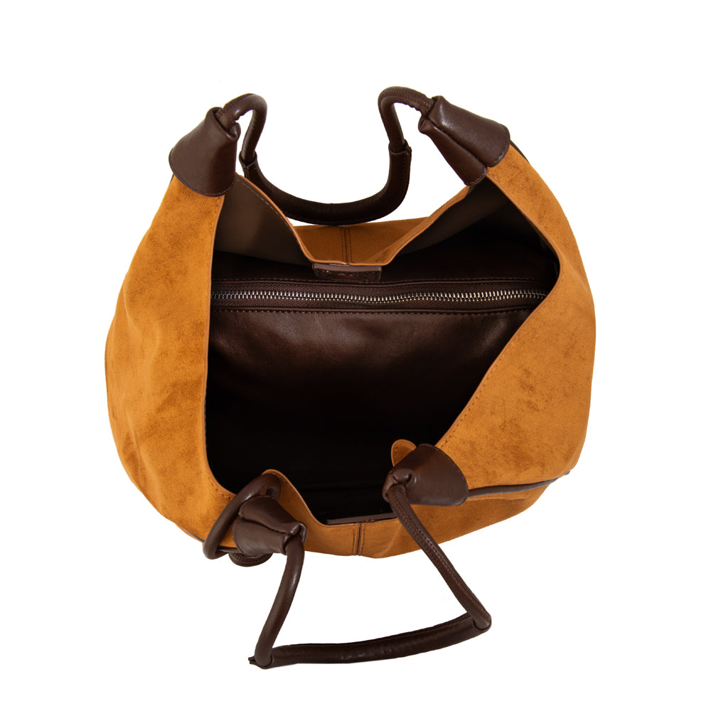 Cartera tote cintia mediana camel
