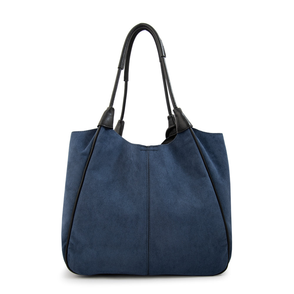 Cartera tote cintia mediana azul oscuro