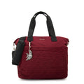 Cartera tote porta notebook fabula rojo oscuro