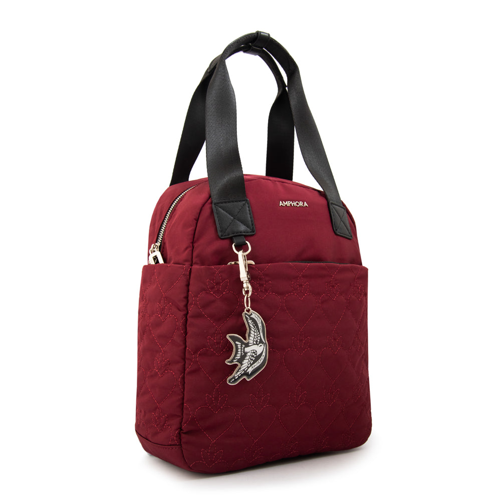Mochila fabula rojo oscuro