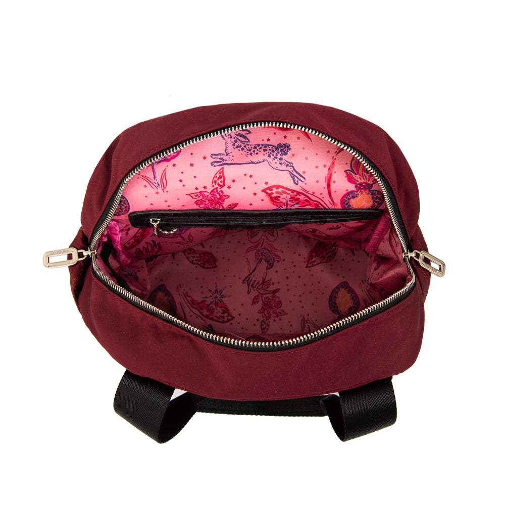 Mochila fabula rojo oscuro