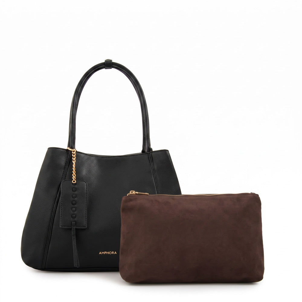 Cartera tote nix grande negro