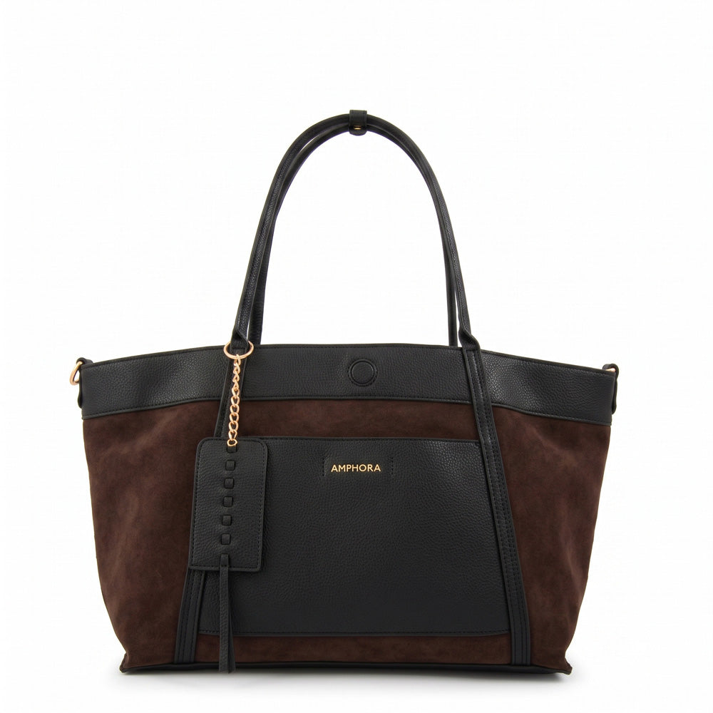 Cartera tote nix grande negro