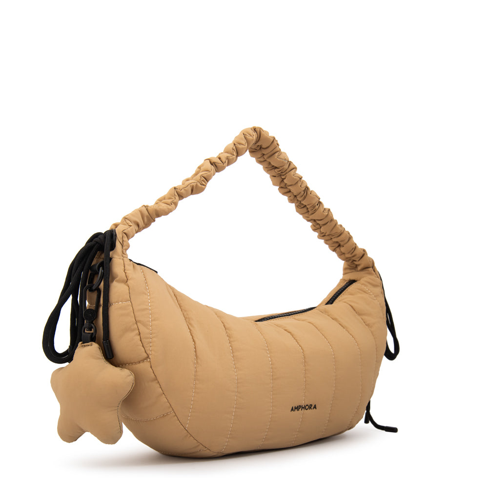 Cartera bandolera adriana mediana beige