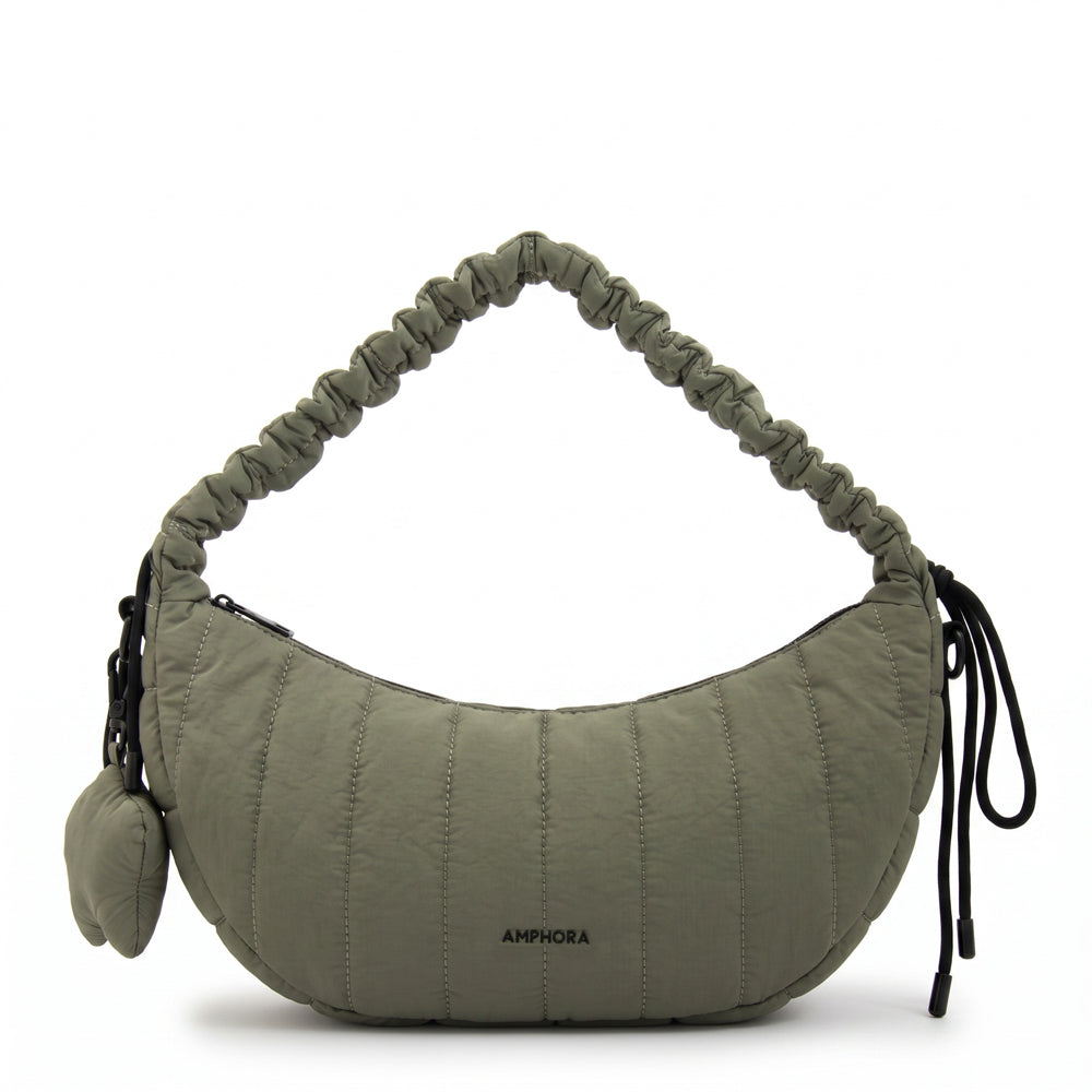 Cartera bandolera adriana mediana verde oliva
