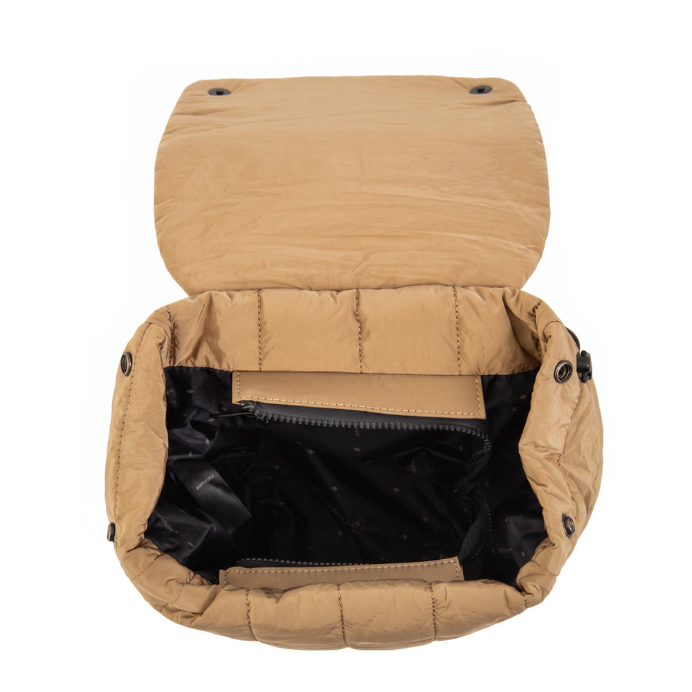 Mochila adriana mediana beige