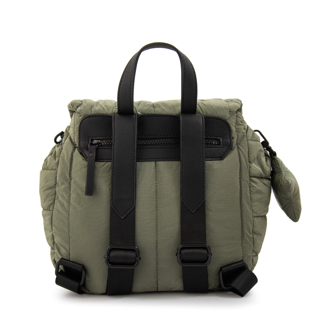 Mochila adriana mediana verde oliva