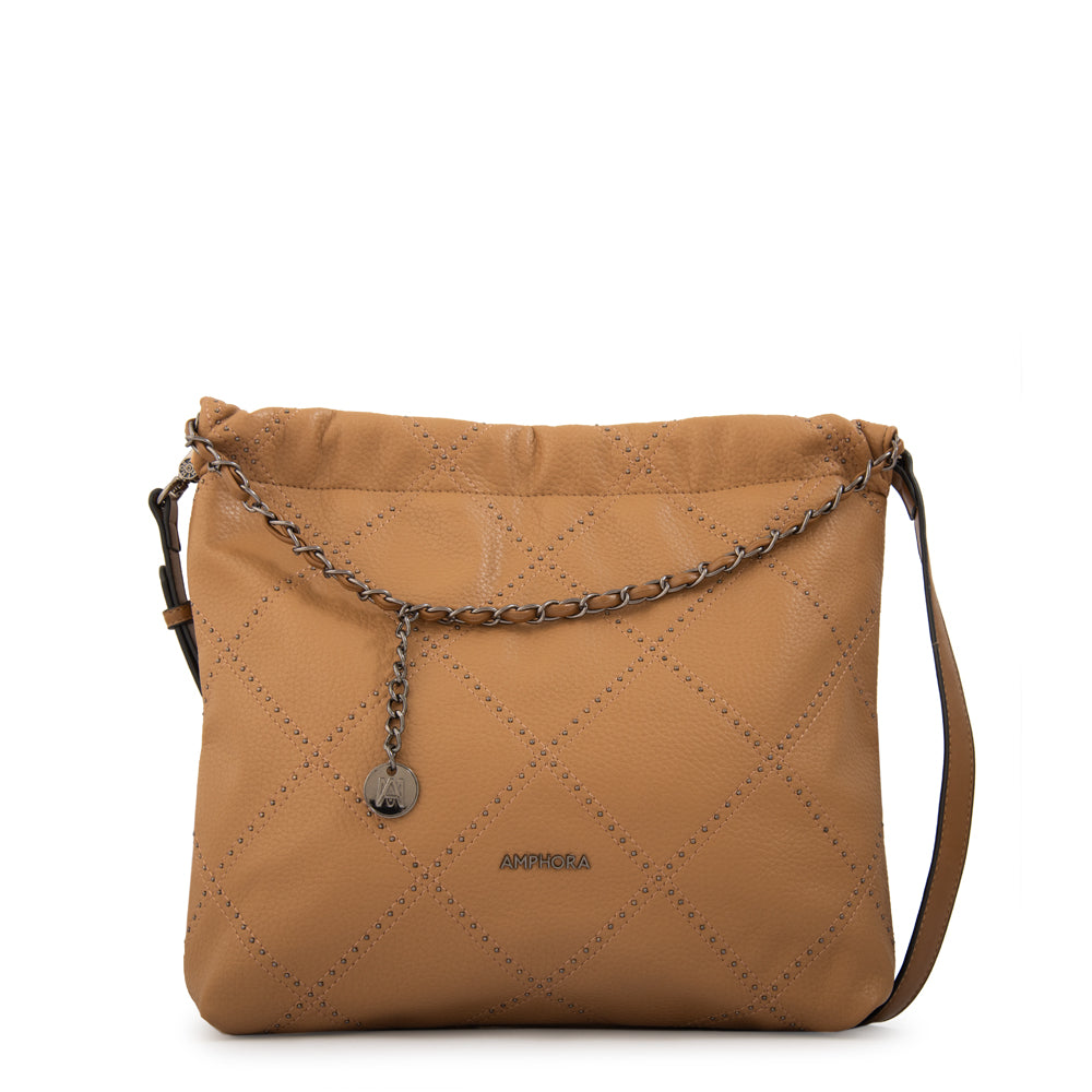 Cartera tote arae mediana camel