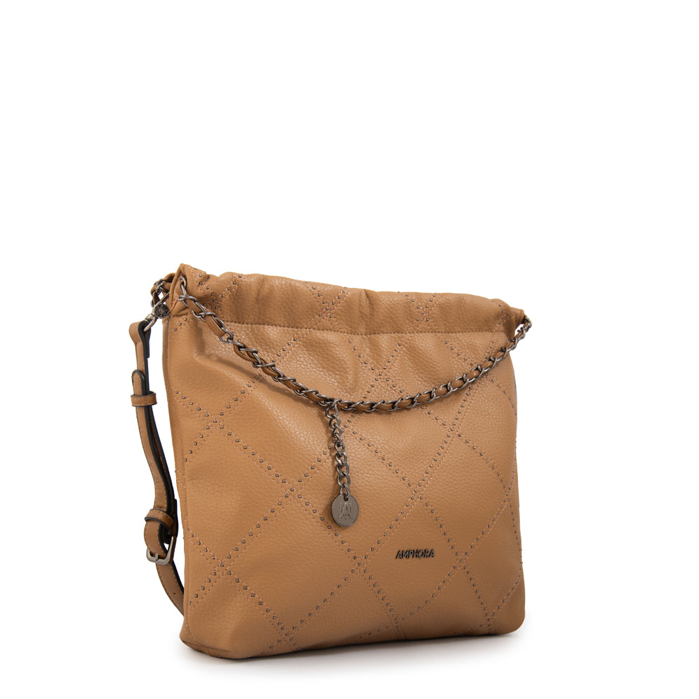 Cartera tote arae mediana camel