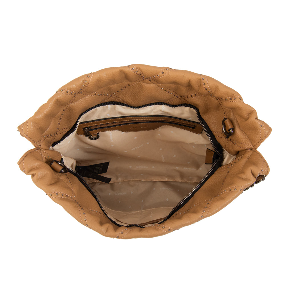 Cartera tote arae mediana camel