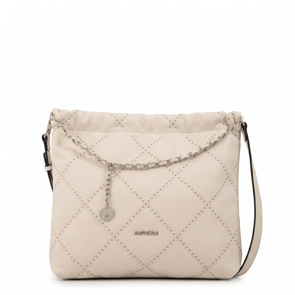 Cartera tote arae mediana blanco crudo