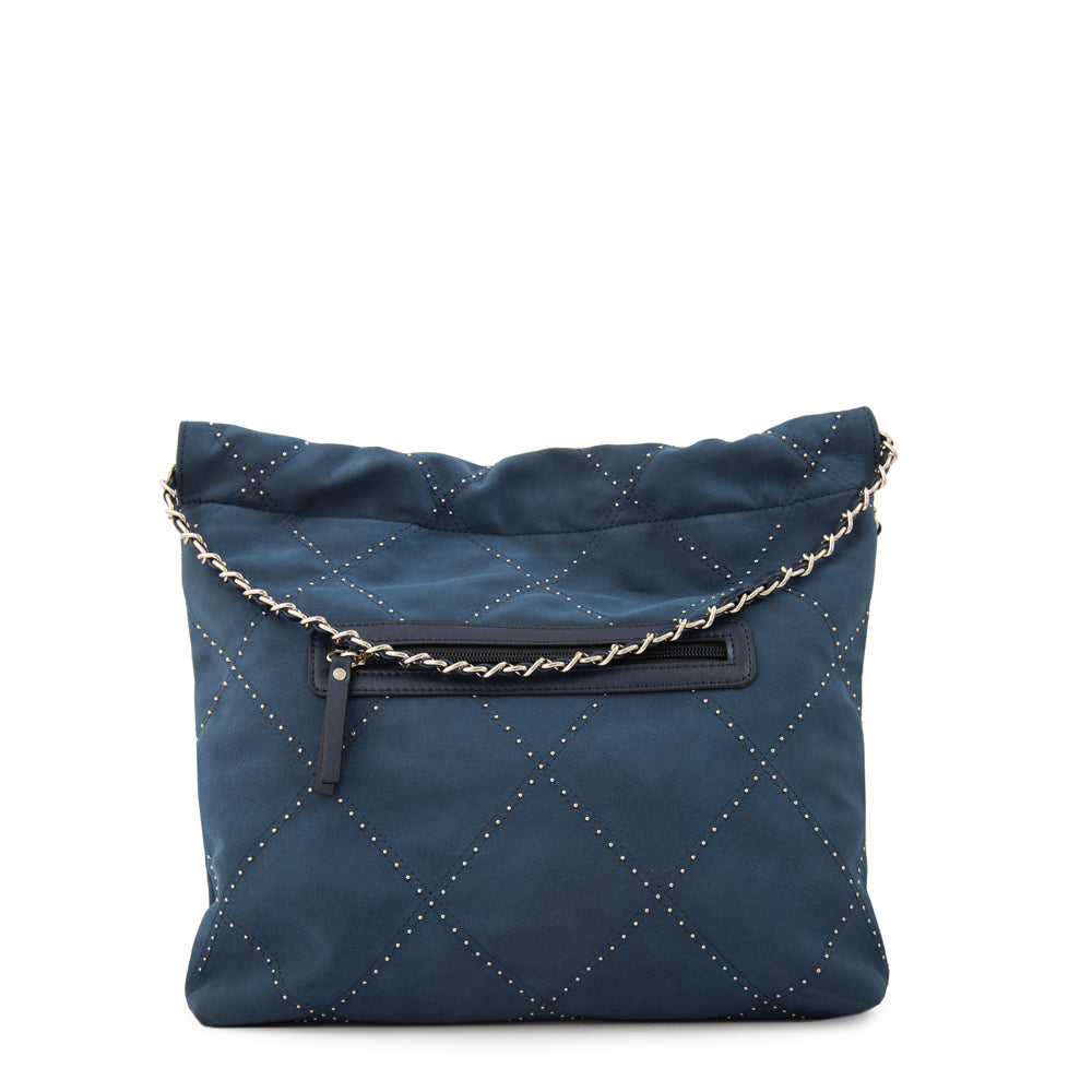 Cartera tote arae mediana azul oscuro