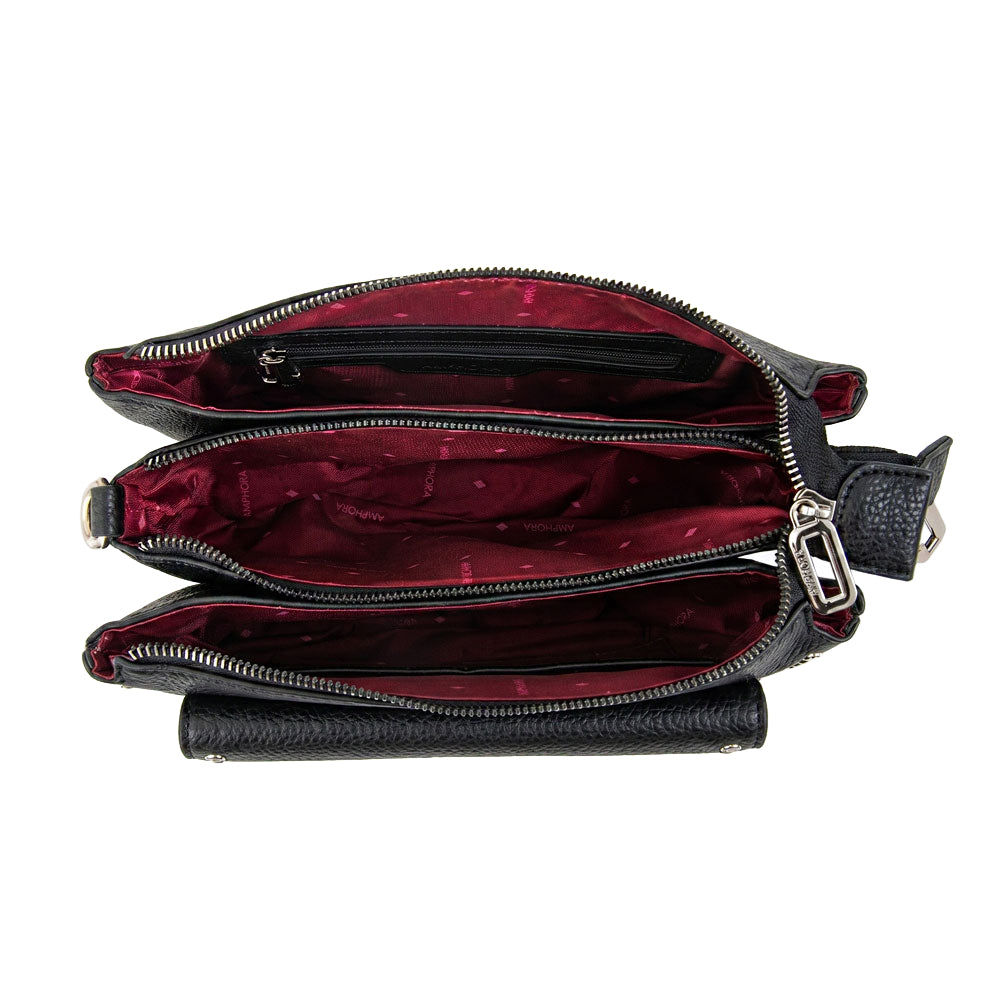 Cartera bandolera danu pequeña negro