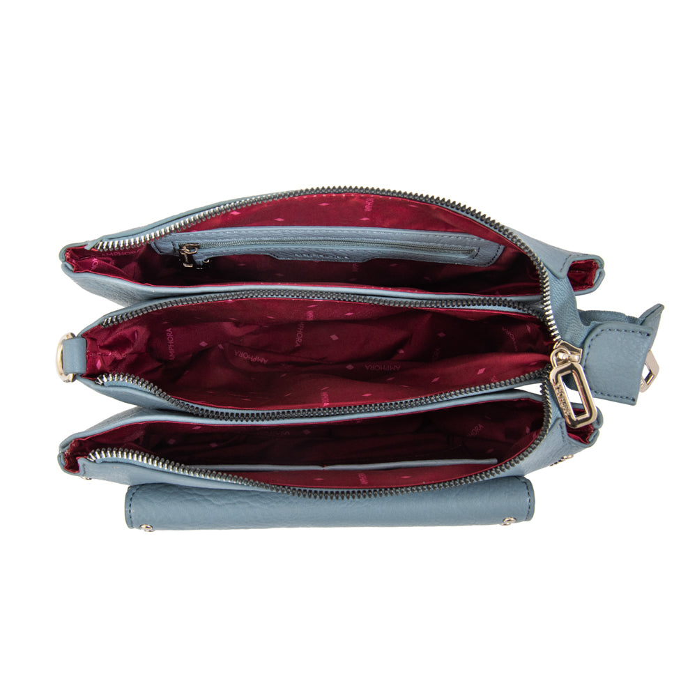 Cartera bandolera danu pequeña denim