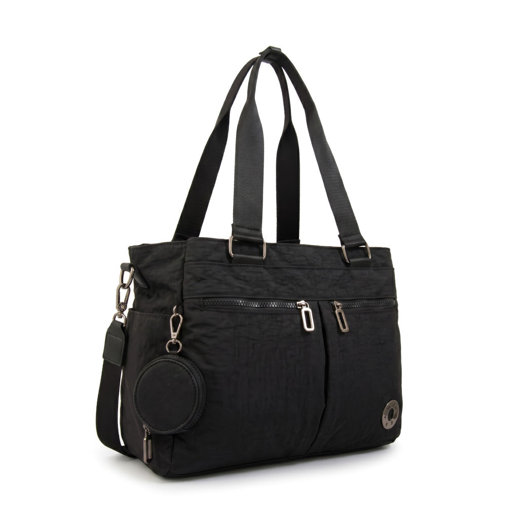 Cartera tote porta notebook vesna negro