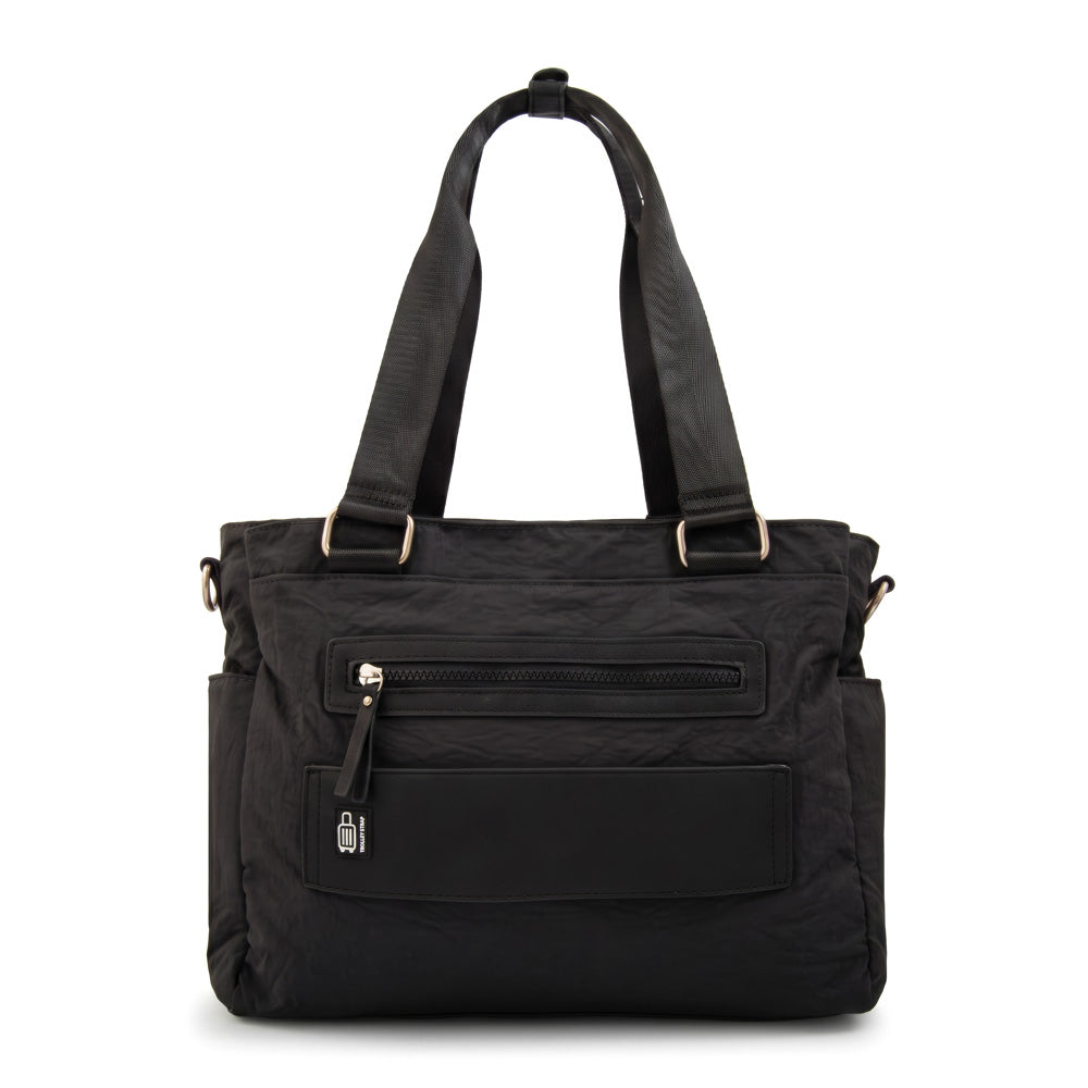 Cartera tote porta notebook vesna negro