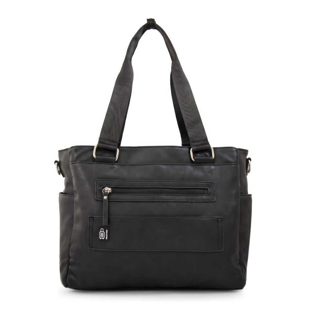 Cartera tote porta notebook vesna negro