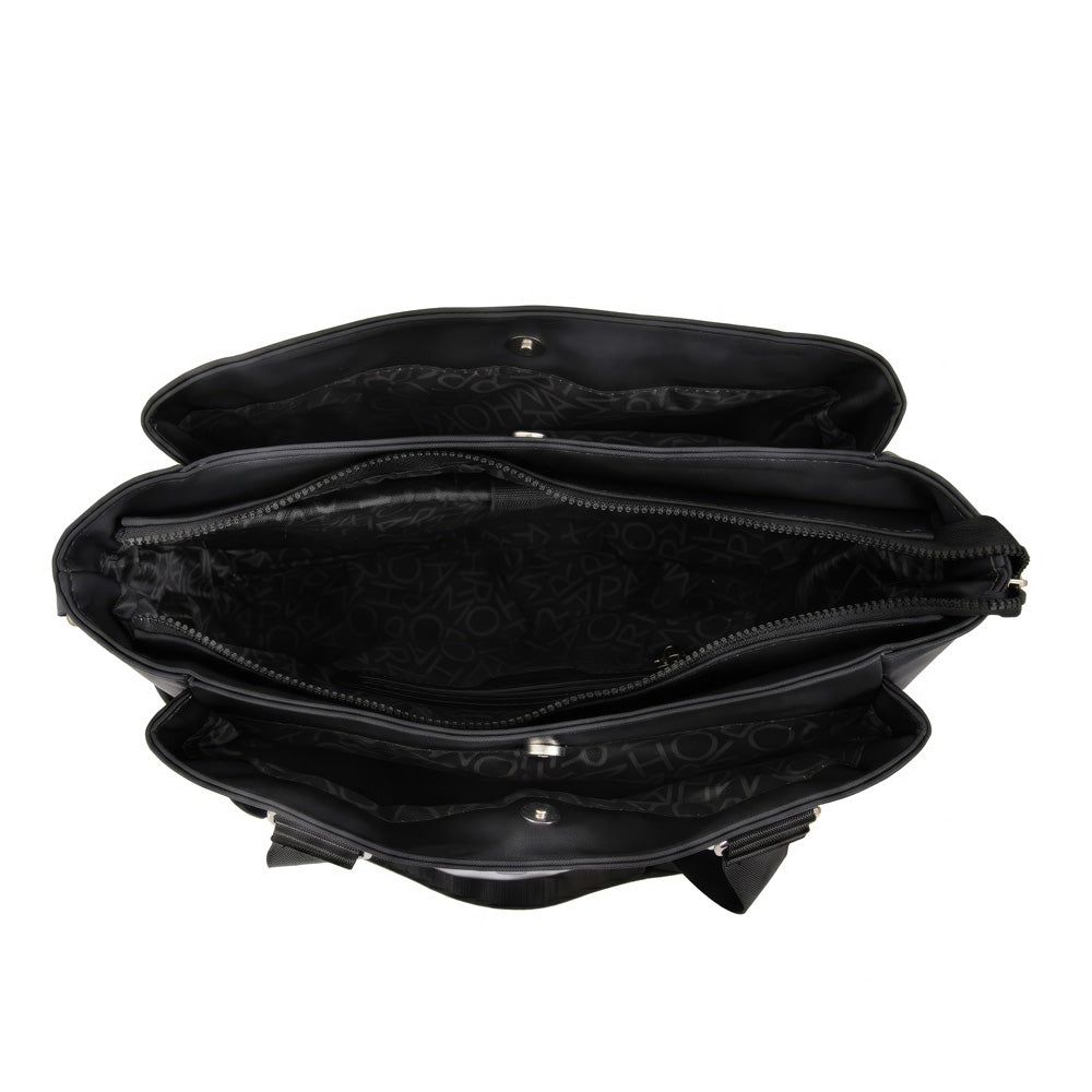 Cartera tote porta notebook vesna negro
