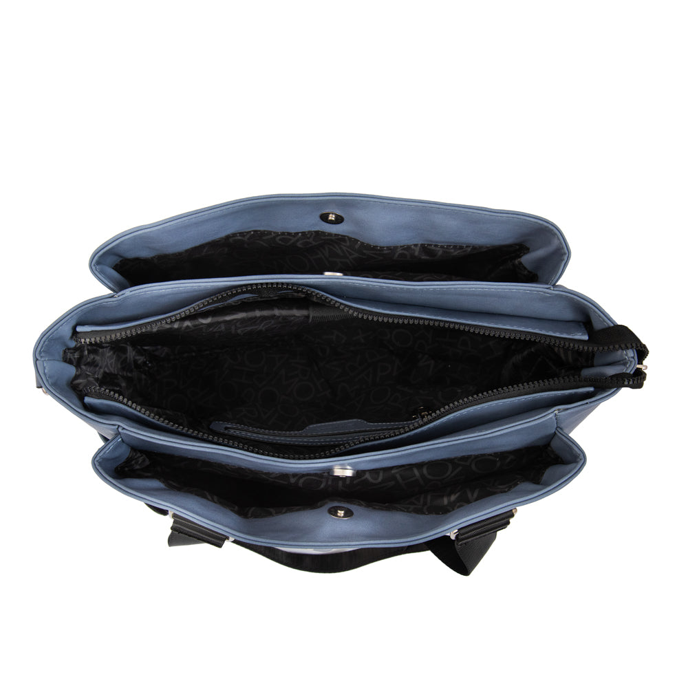Cartera tote porta notebook vesna denim