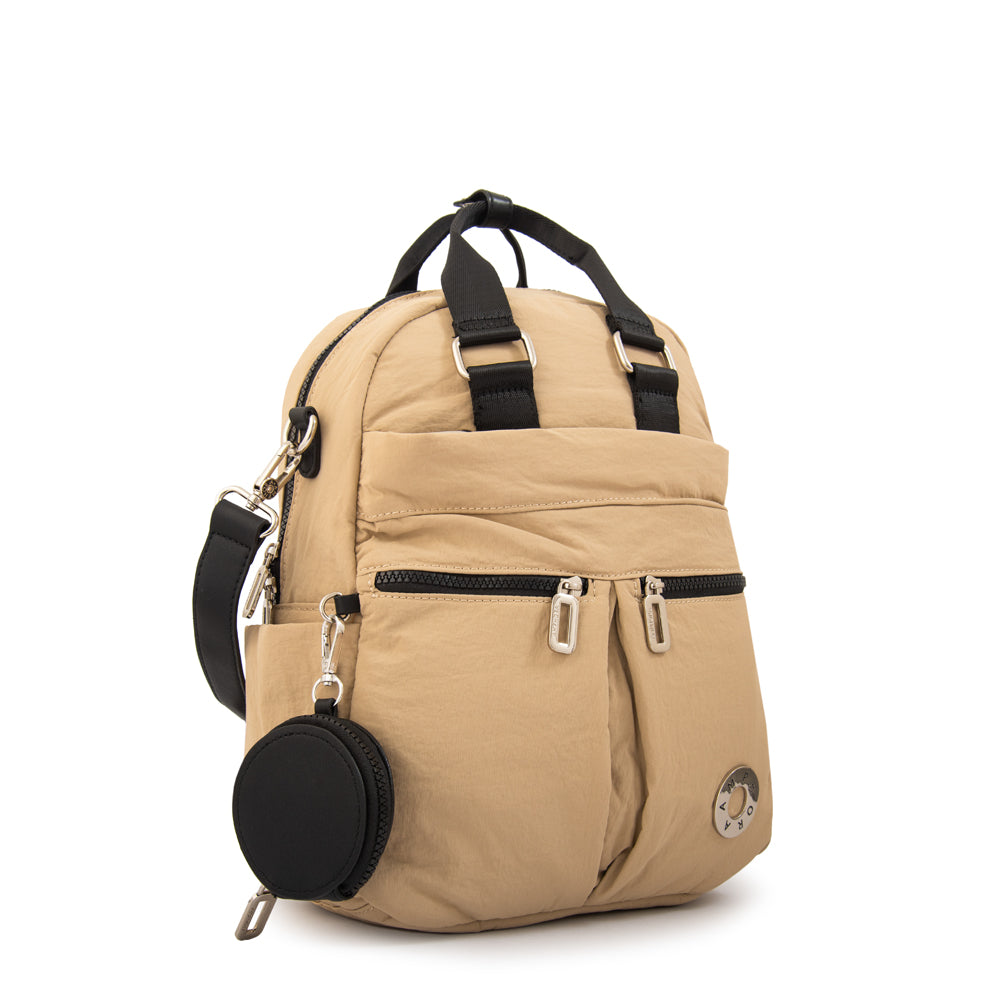Mochila vesna mediana beige oscuro