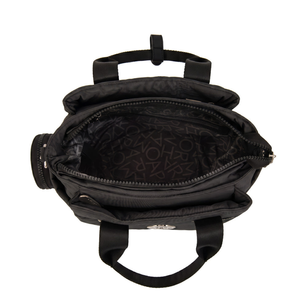 Cartera bandolera con asas vesna grande negro