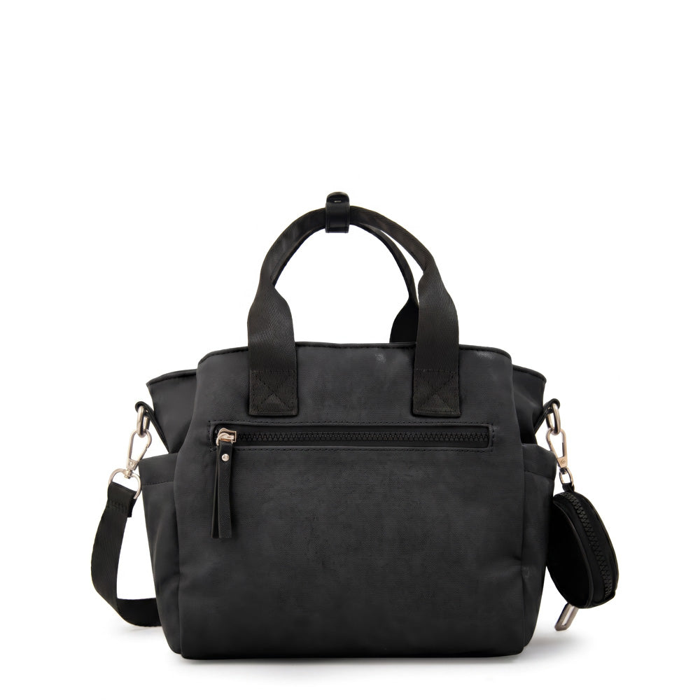 Cartera bandolera con asas vesna grande negro