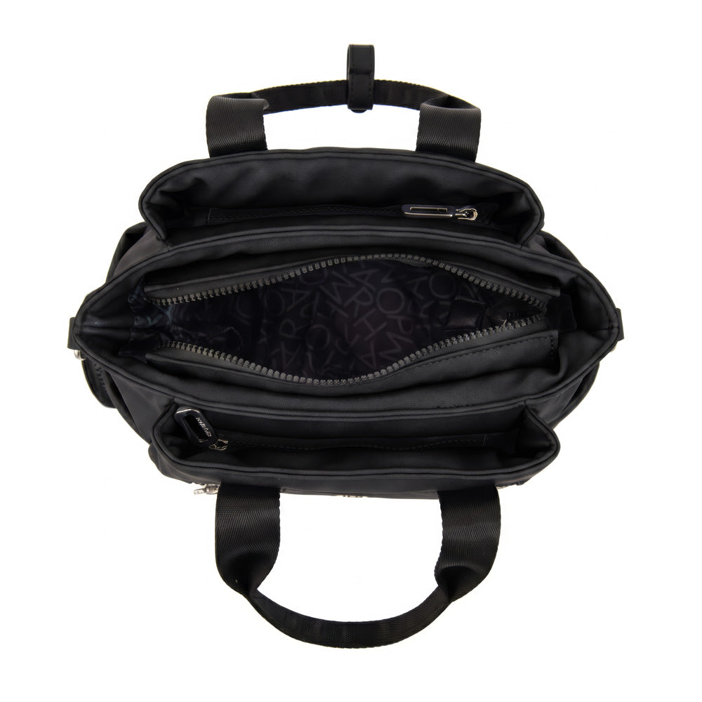 Cartera bandolera con asas vesna grande negro