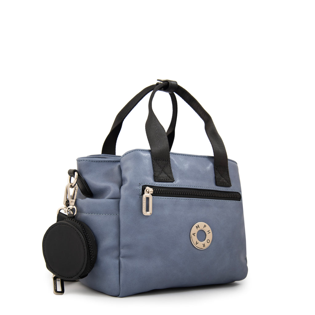 Cartera bandolera con asas vesna grande denim