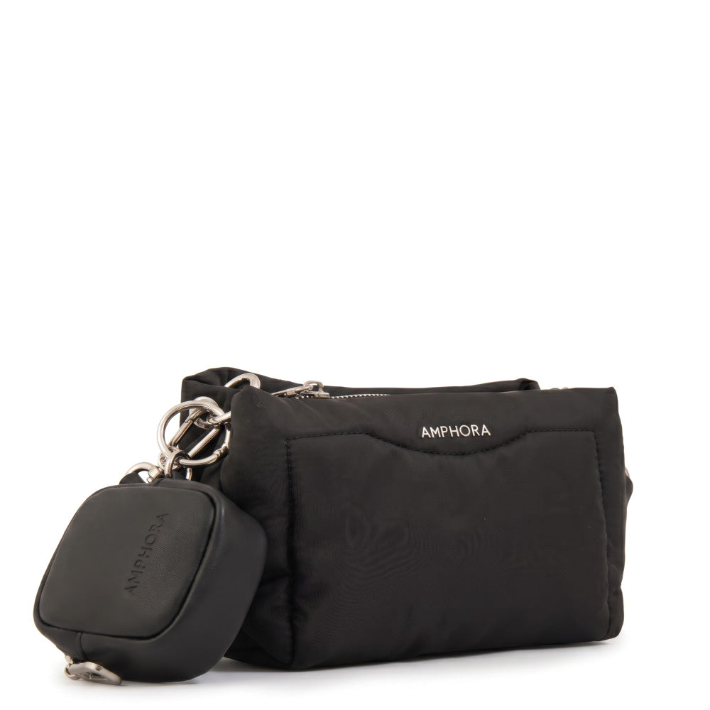 Cartera bandolera clio pequeña negro