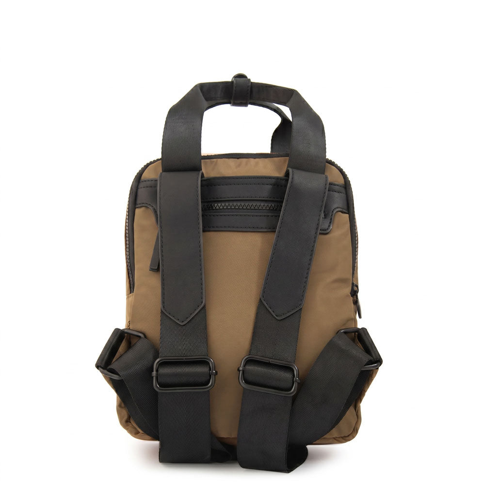 Mochila abril pequeña beige oscuro