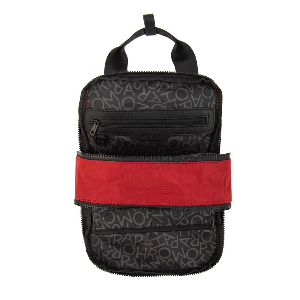 Mochila abril pequeña rojo oscuro