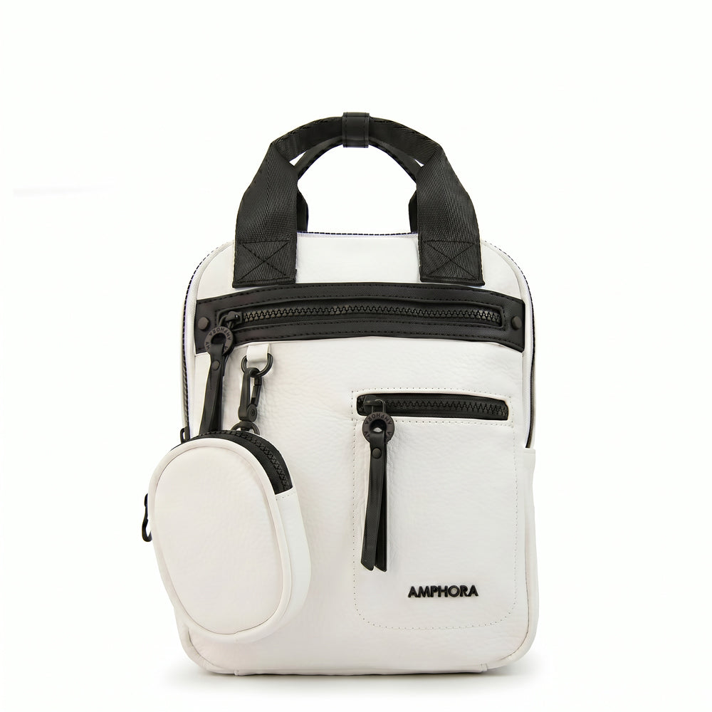 Mochila abril pequeña blanco