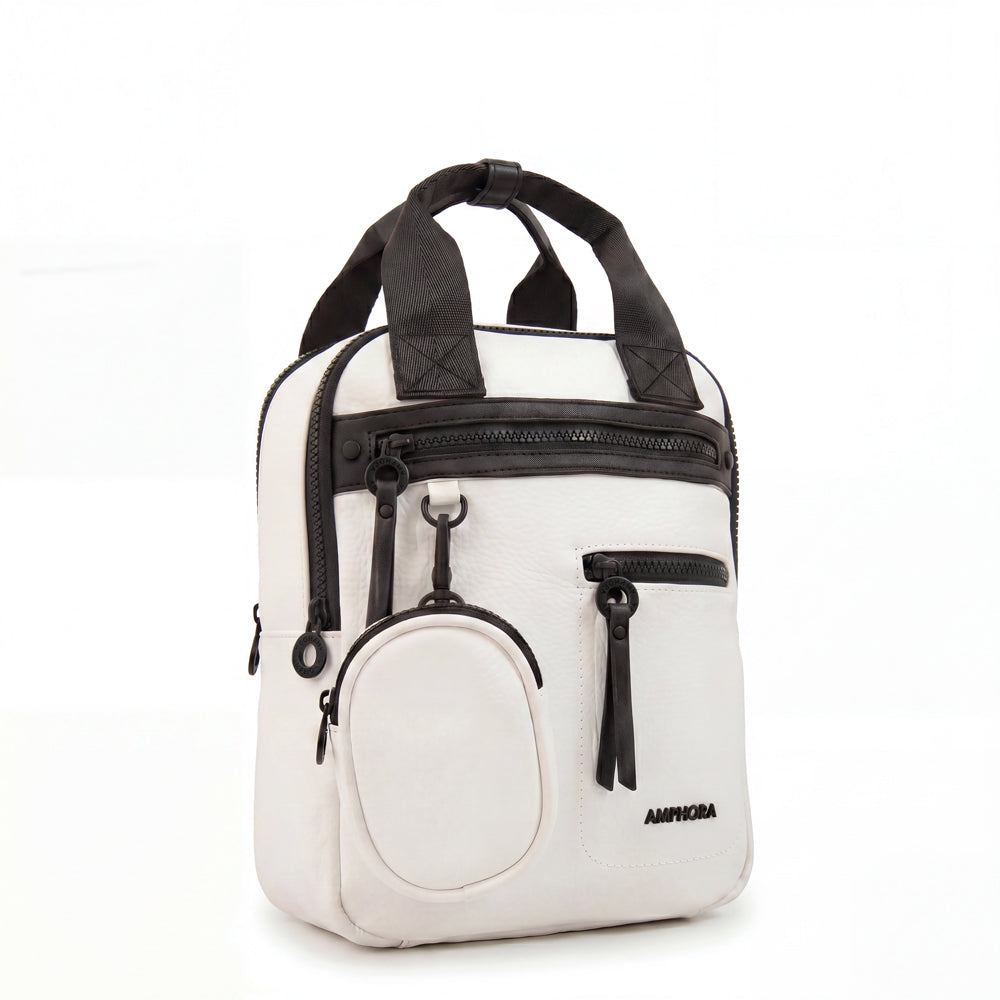 Mochila abril pequeña blanco