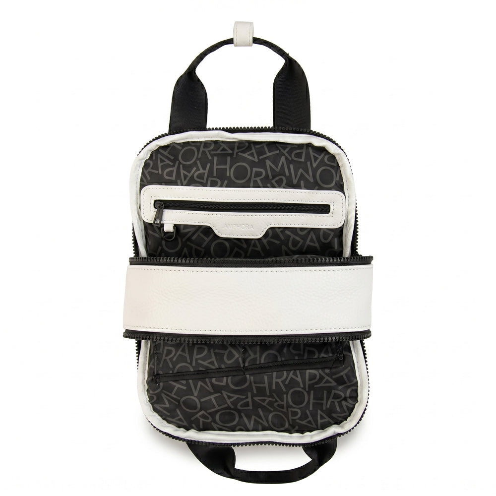 Mochila abril pequeña blanco