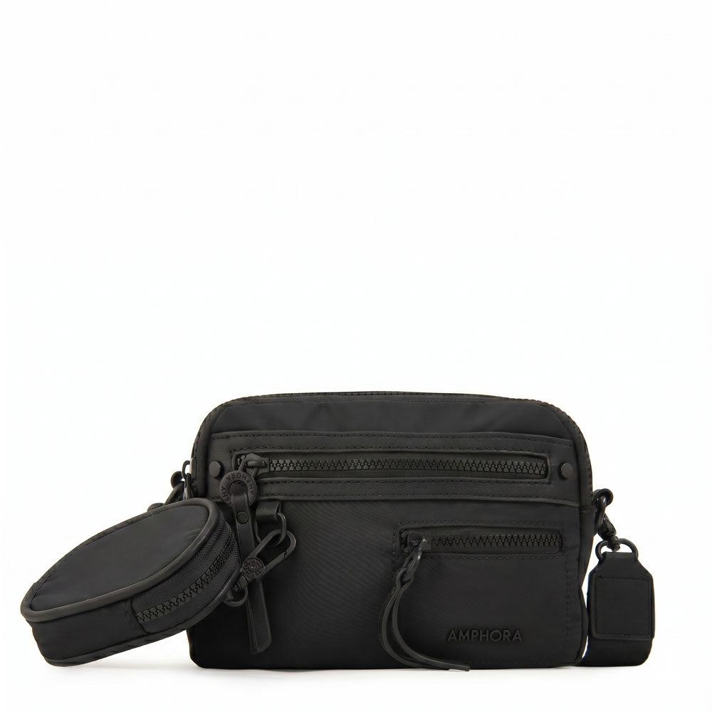 Cartera bandolera abril pequeña negro