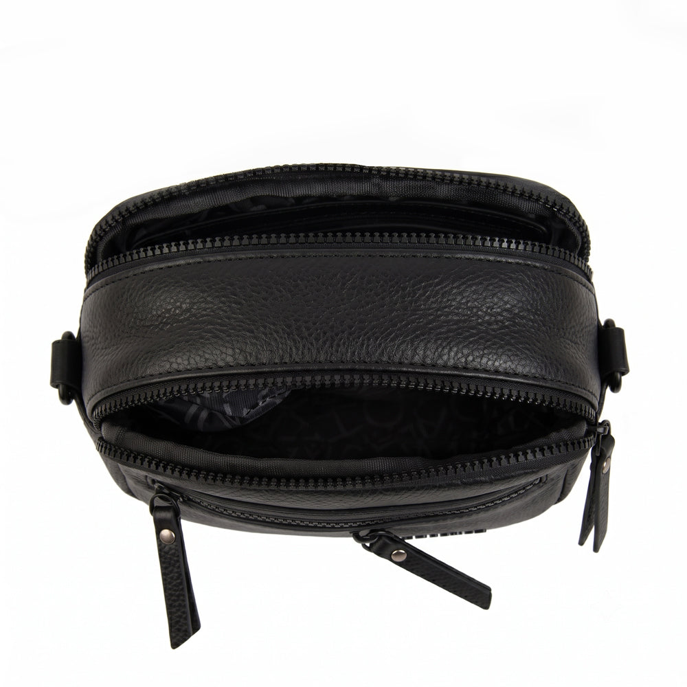 Cartera bandolera abril pequeña negro