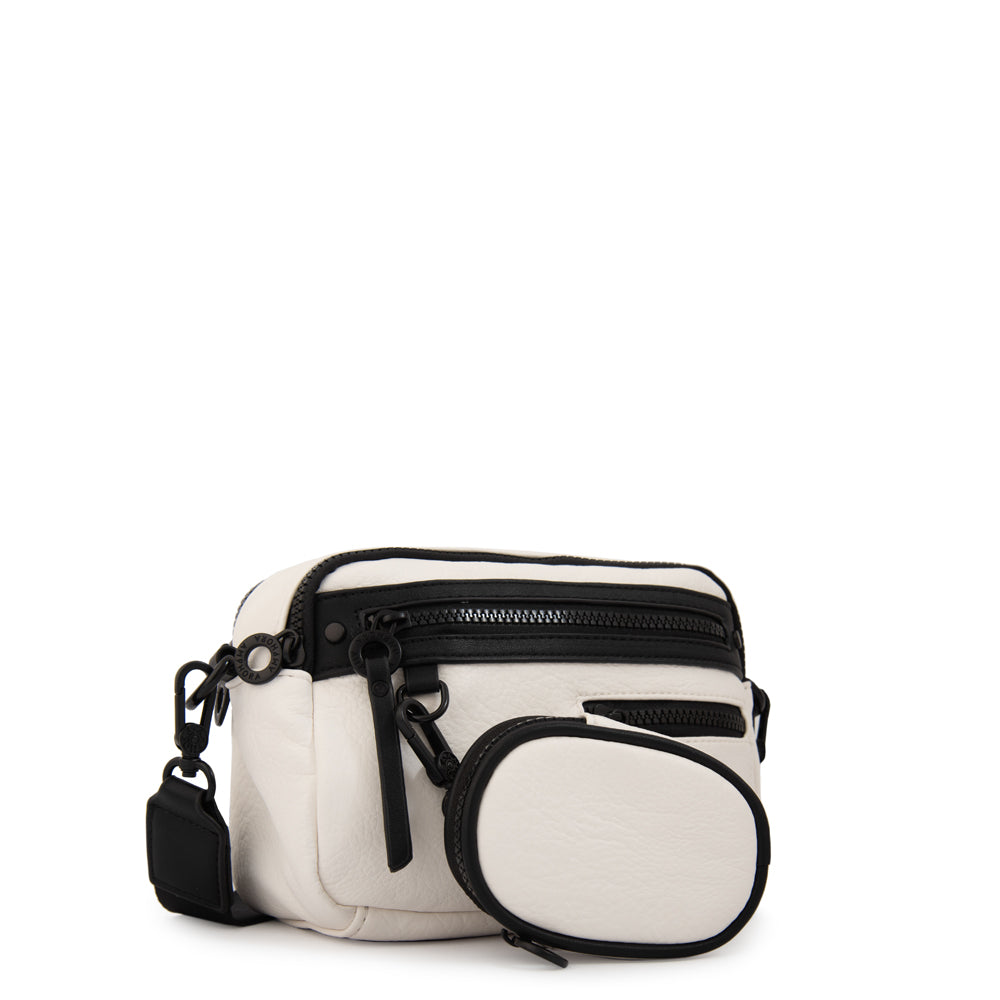 Cartera bandolera abril pequeña blanco