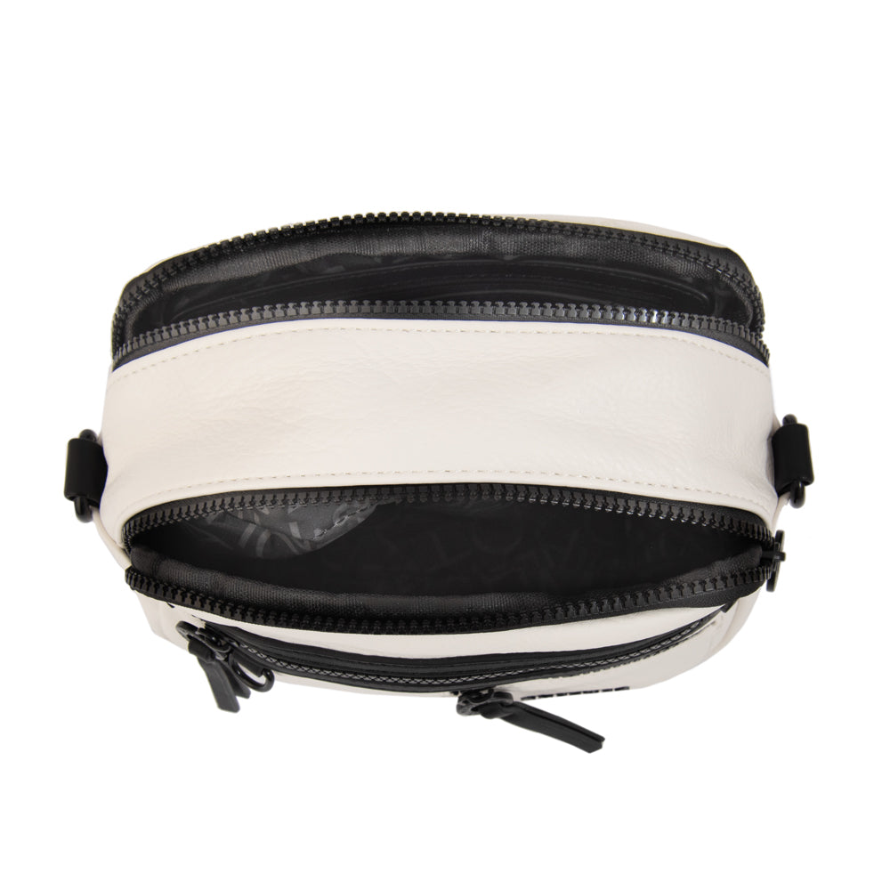 Cartera bandolera abril pequeña blanco