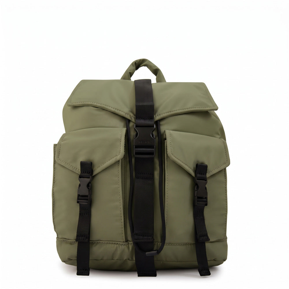 Mochila suki mediana verde oliva