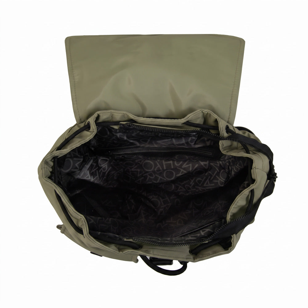 Mochila suki mediana verde oliva