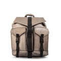 Mochila suki mediana plateado oscuro